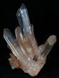 Tangerine Quartz Crystal Cluster - Madagascar #32244-1